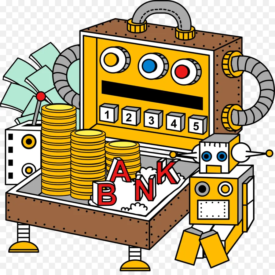 Robot Bankası，Robot PNG