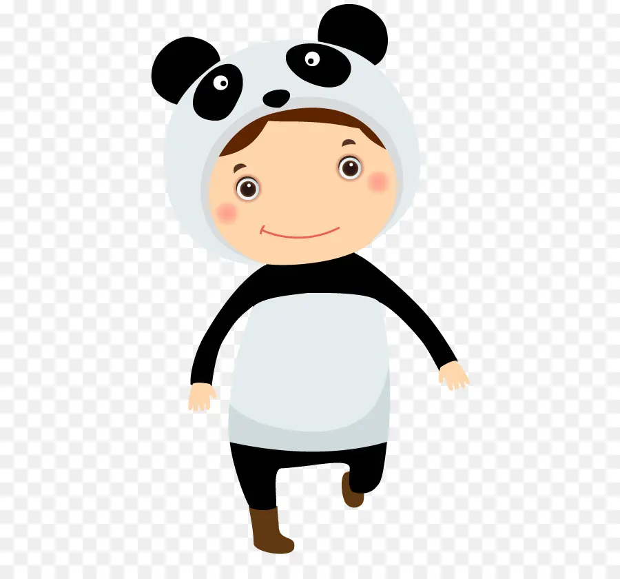 Panda Kostümü，Çocuk PNG