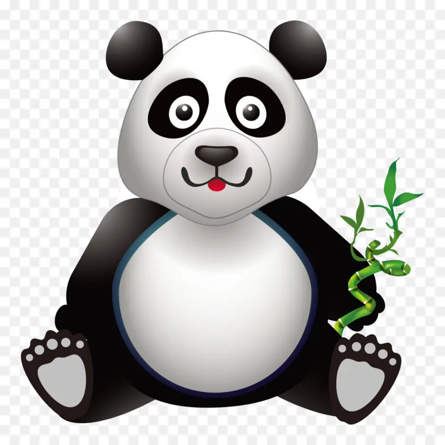 Karikatür Panda，Ayı PNG