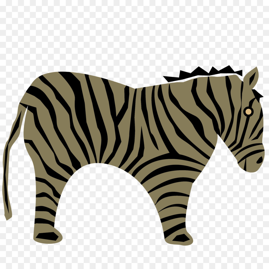 Renkli Zebra，Çizgili PNG