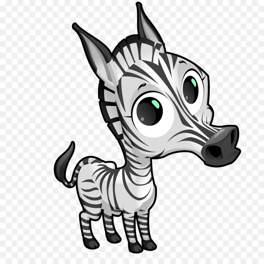 Zebra，Karikatür PNG