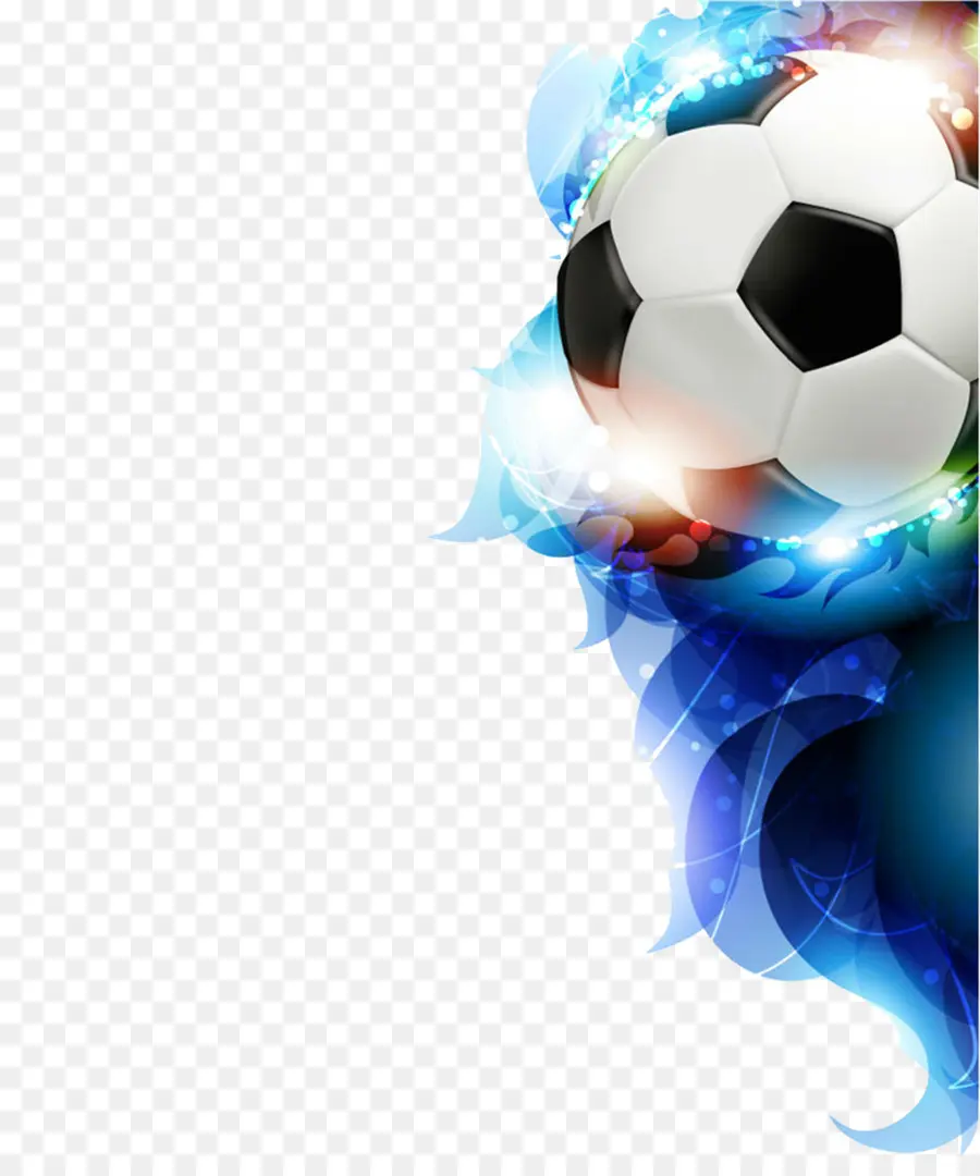 Futbol Topu，Mavi PNG