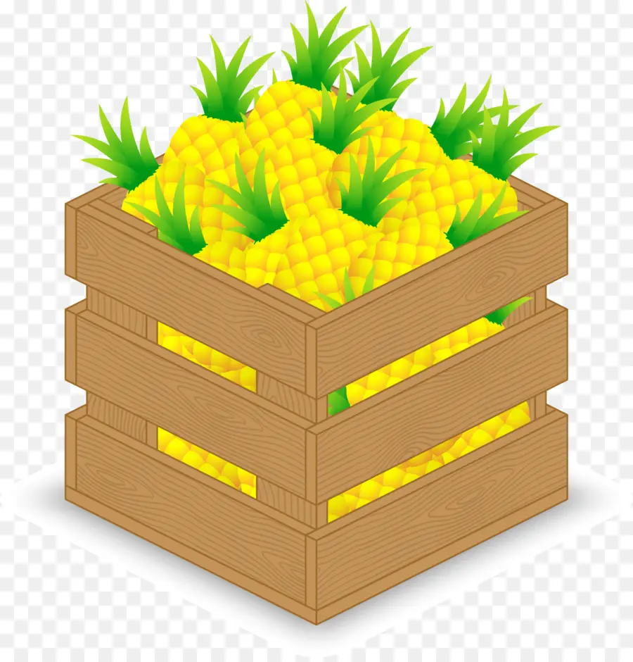 Ananas，Sandık PNG