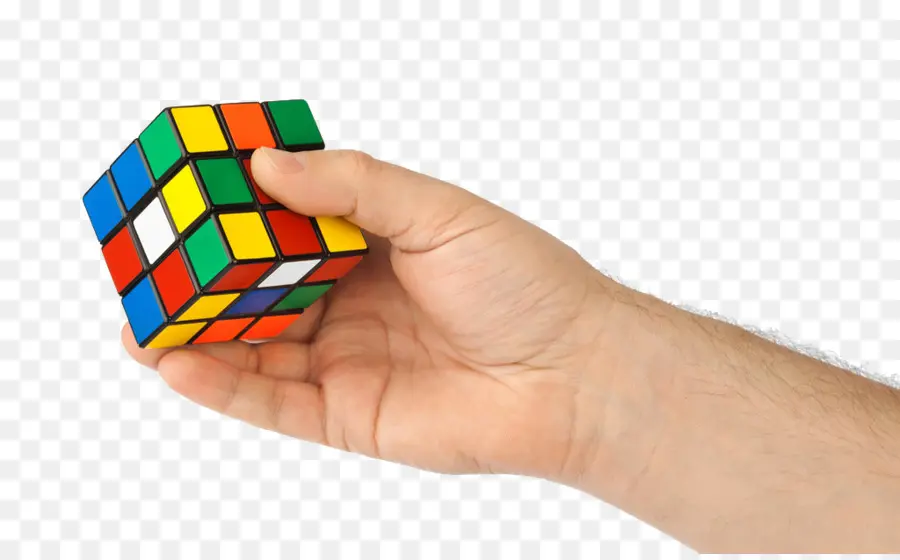 Rubik Küpü，El PNG