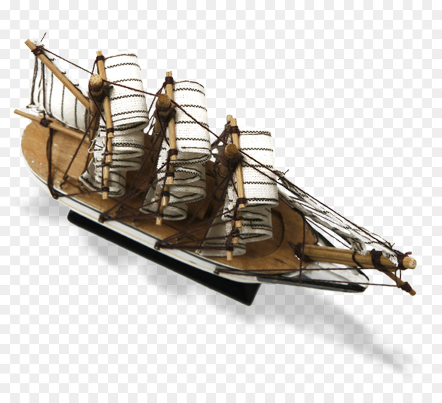 Ahşap Gemi Modeli，Yelkenli Gemi PNG