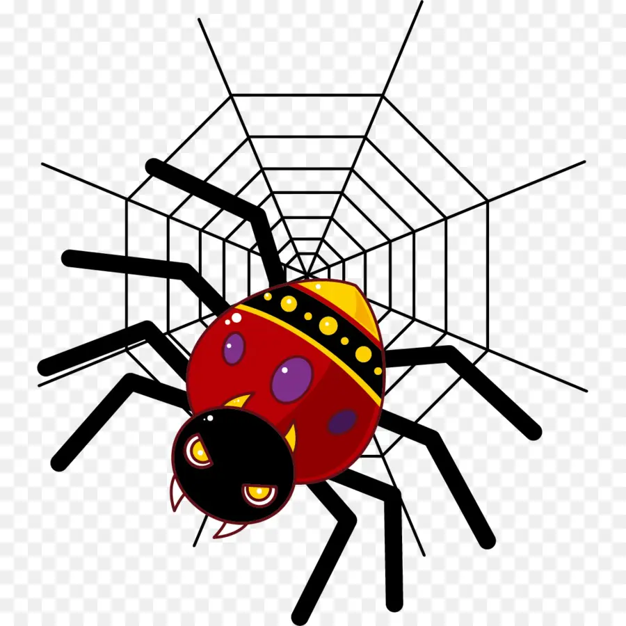örümcek，Karikatür PNG