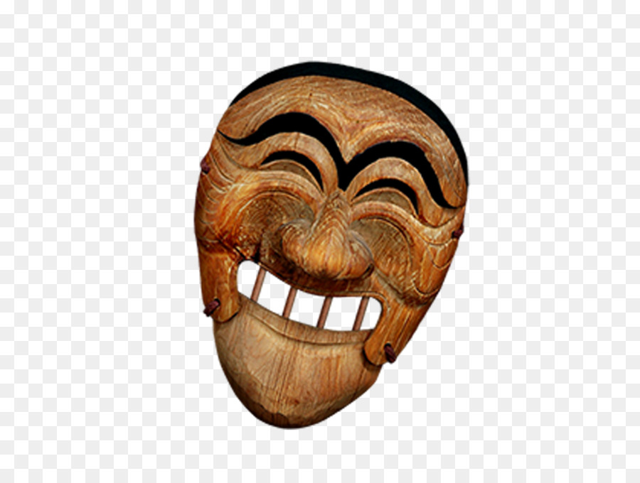 Ahşap Maske，Oyulmuş PNG