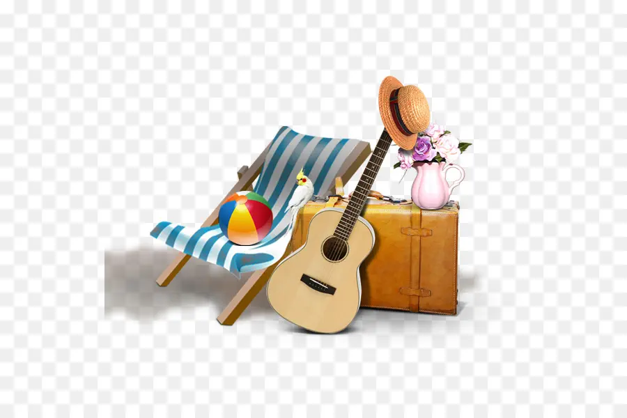 Yaz Tatili，Gitar PNG