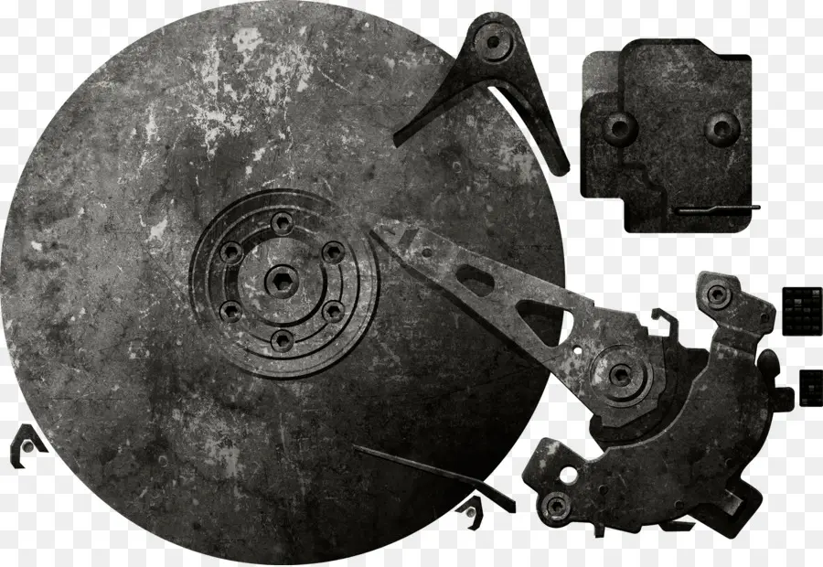 Paslı Metal Parçalar，Disk PNG