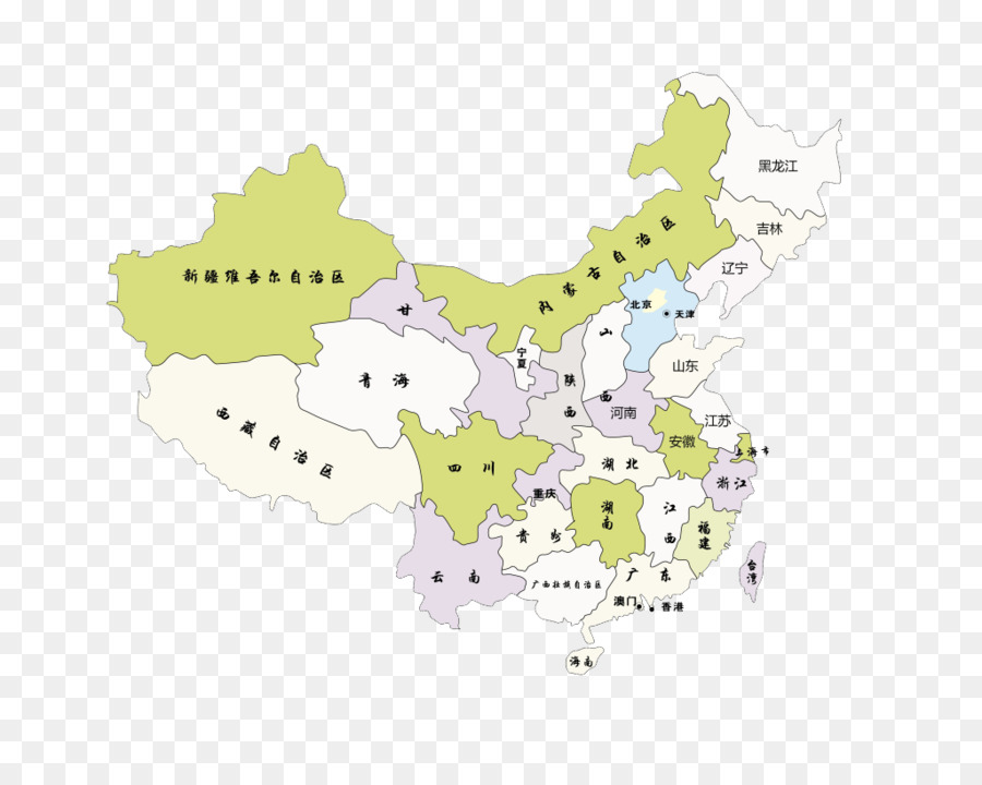 Çin，Harita PNG