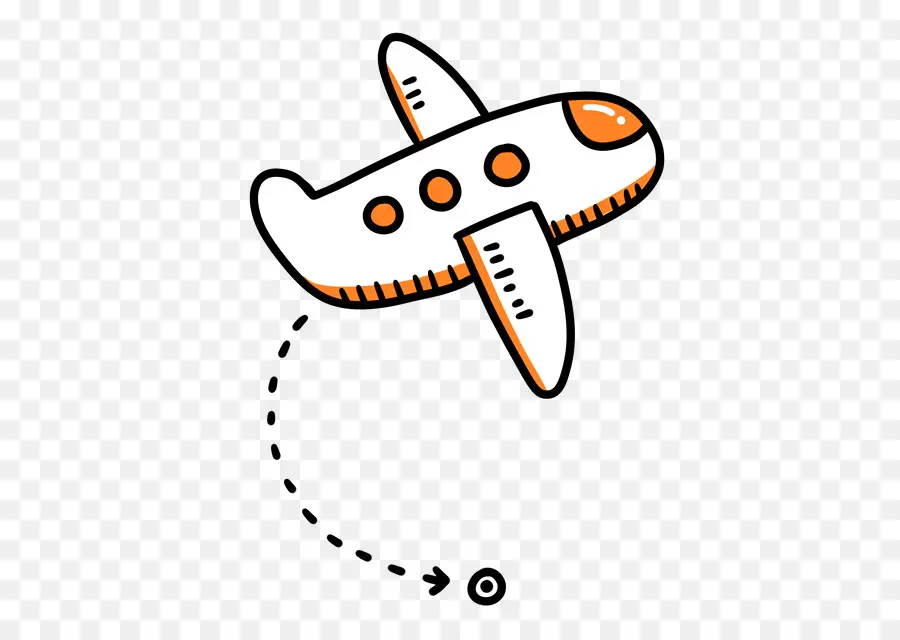 Uçak，Karikatür PNG