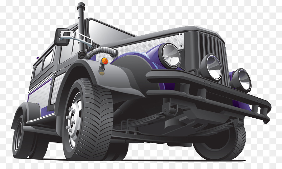 Karikatür Jip，Jeep PNG