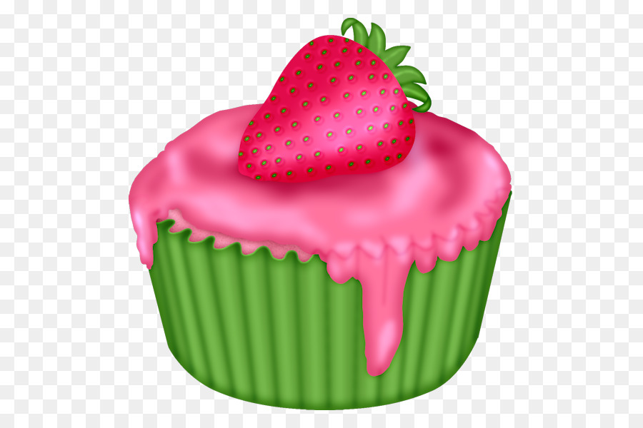 Çilekli Cupcake，Tatlı PNG