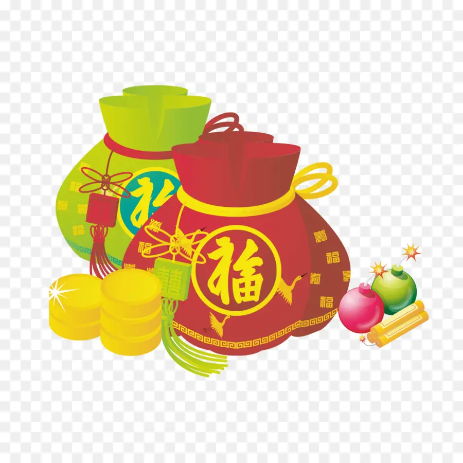 Çin Yeni Yılı，Fukubukuro PNG