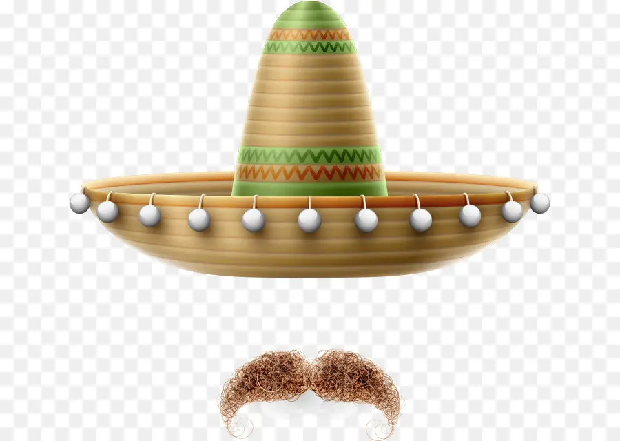 Sombrero Ve Bıyık，Şapka PNG