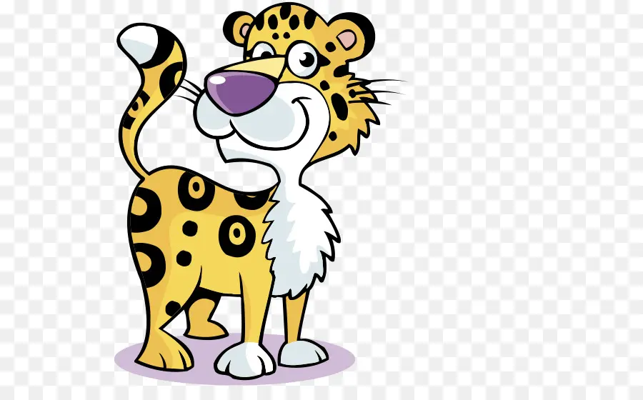 Karikatür Leopar，Leopar PNG