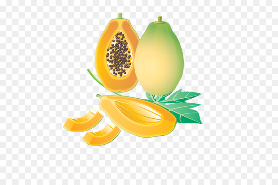 Papaya，Tropikal Meyve PNG