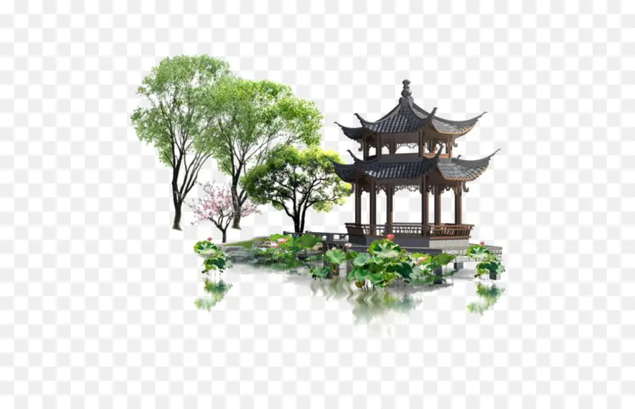 Çin，Çin Bahçesi PNG