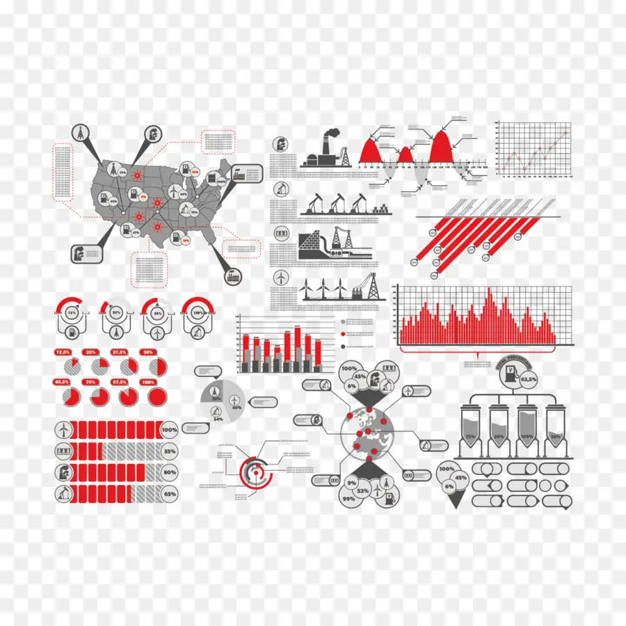 Infografik，Veri PNG