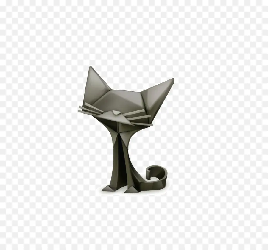 Origami Kedi，Kağıt PNG