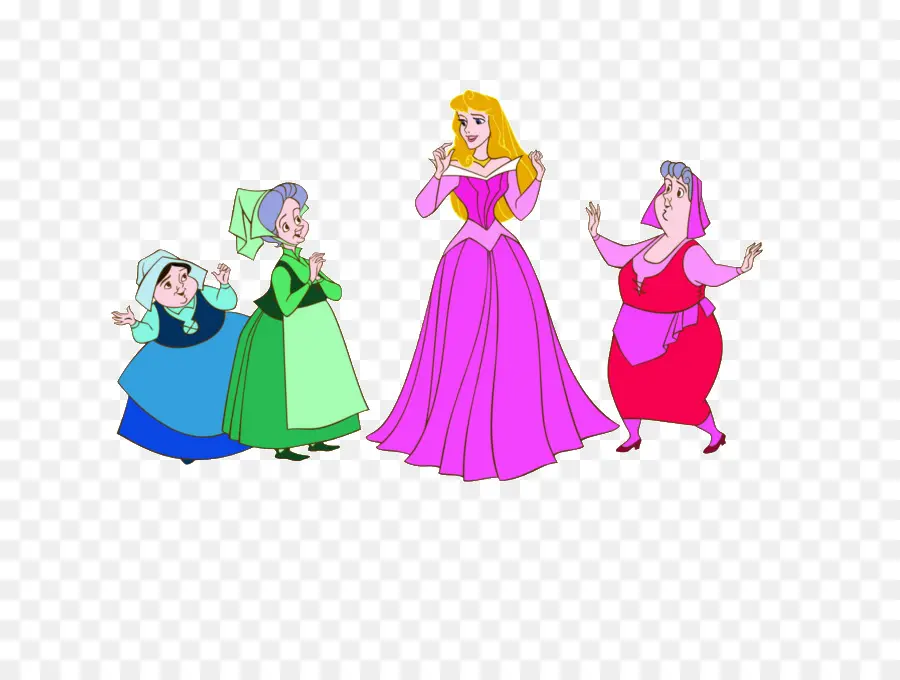 Prenses Aurora，Flora Fauna Ve Merryweather PNG