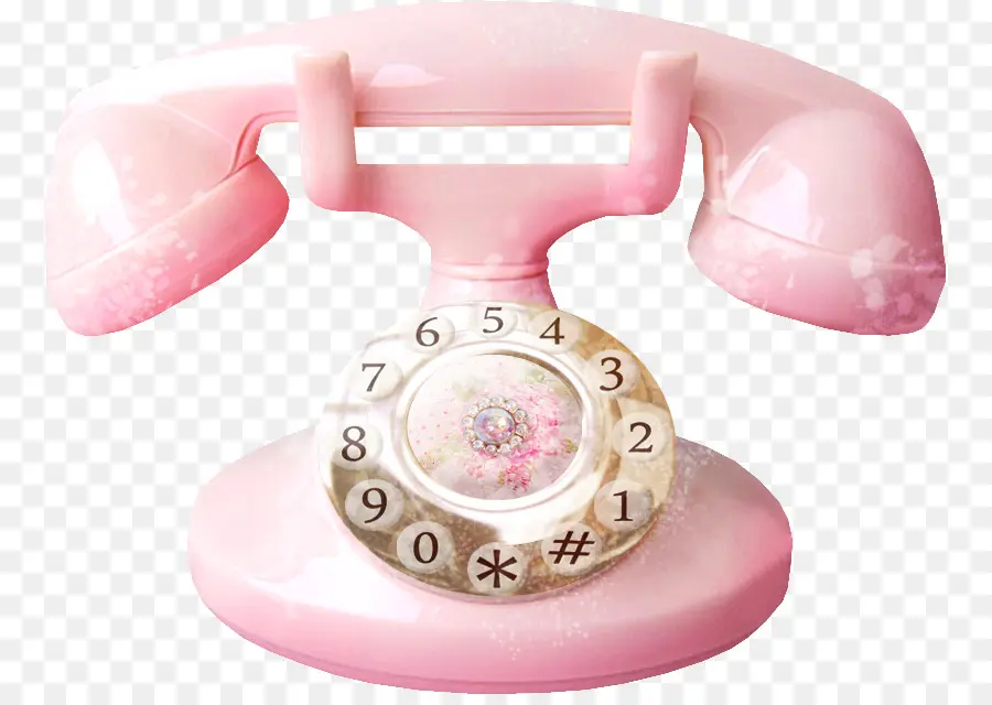 Pembe Döner Telefon，Nostaljik PNG