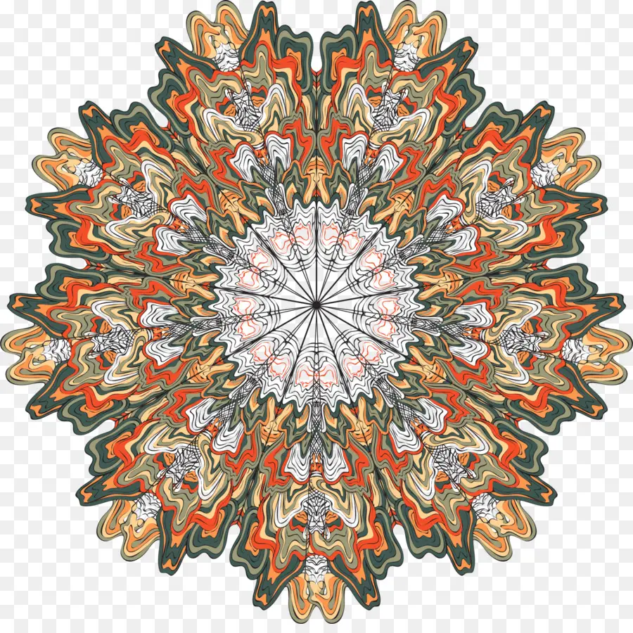 Mandala，Renkli PNG