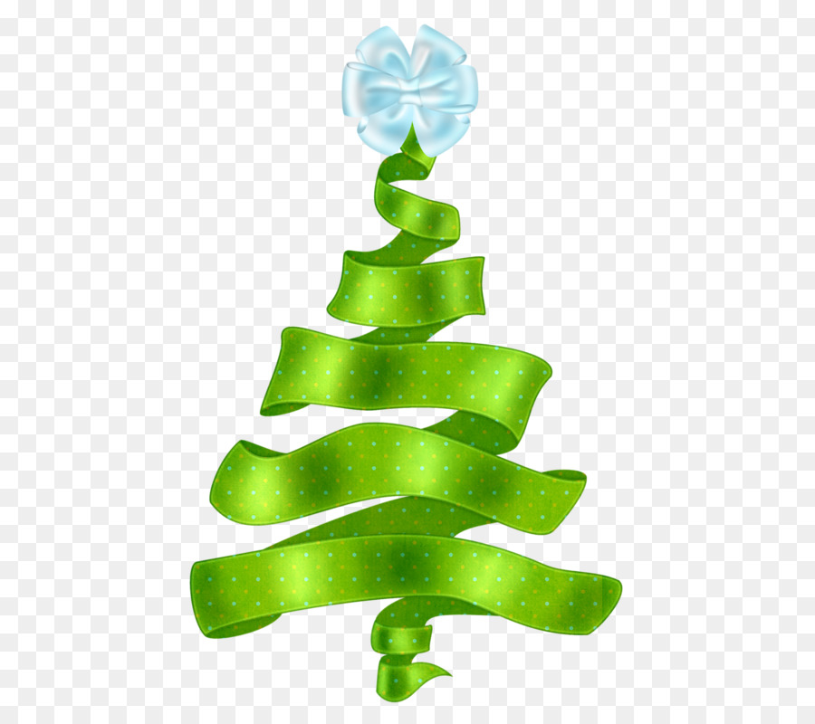 Şerit Noel Ağacı，Yeşil PNG