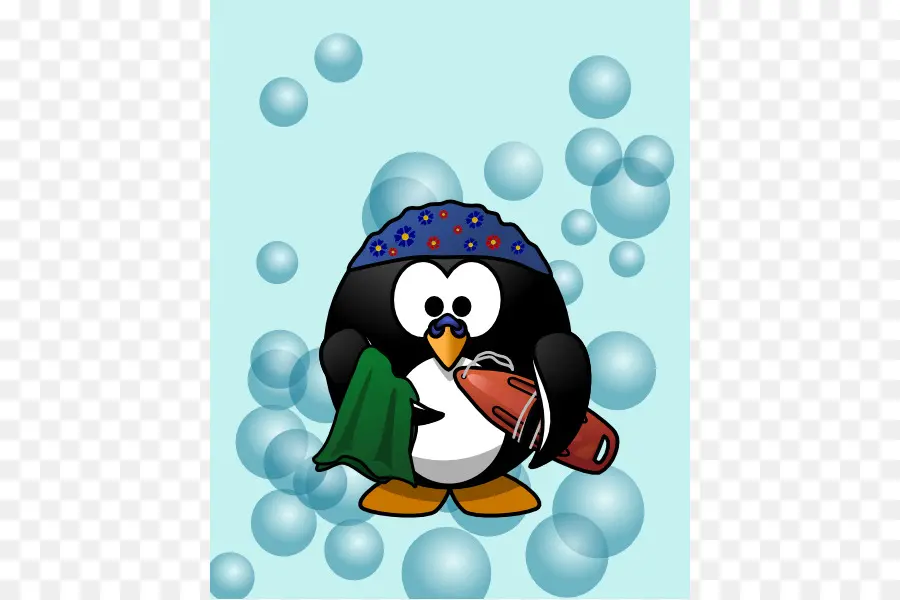 Penguen，Yüzme PNG