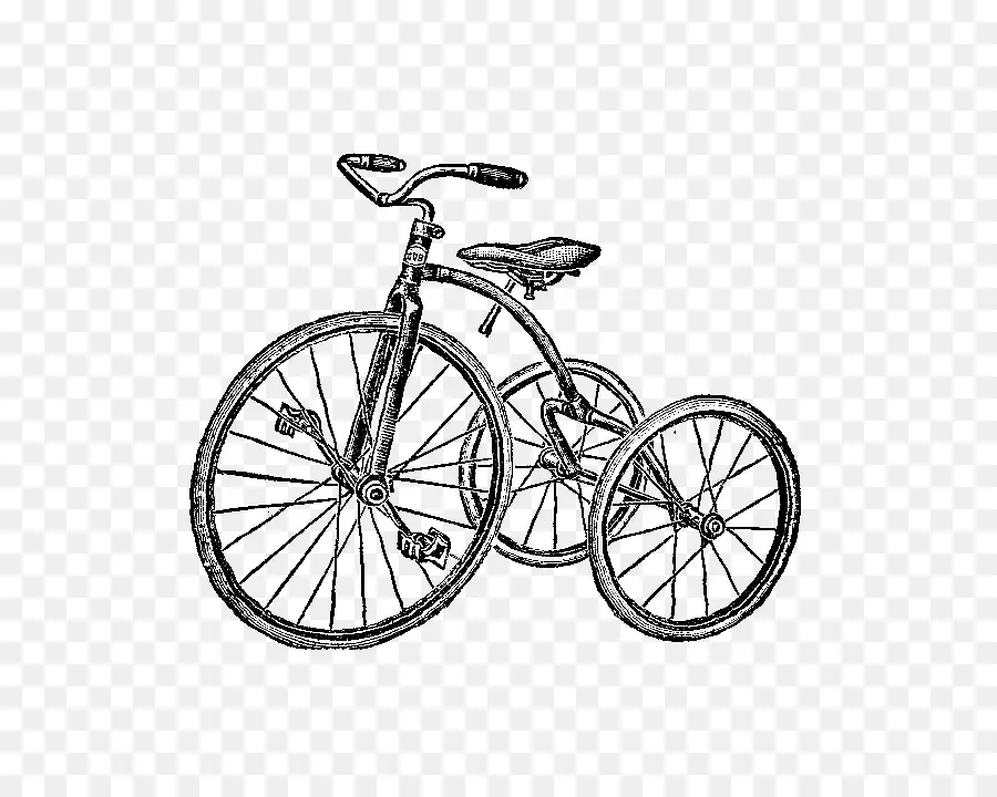 Üç Tekerlekli Bisiklet，Çizim PNG
