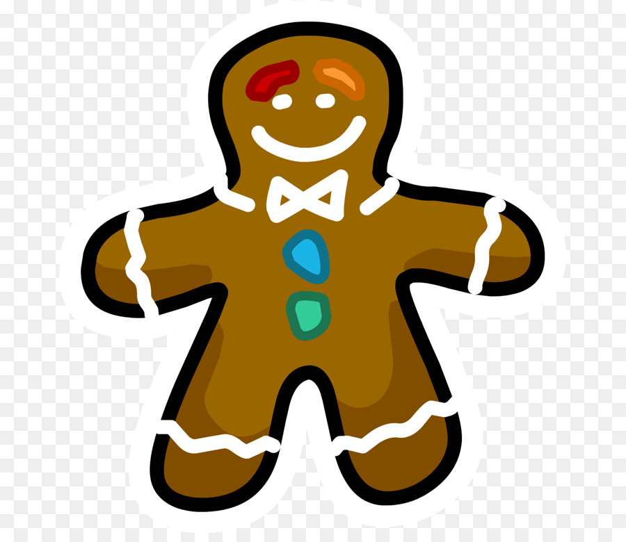 Kulüp Penguen，Gingerbread Adam PNG