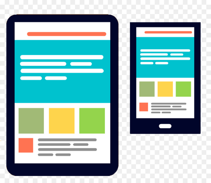 Duyarlı Web Tasarım，Cep Telefonları PNG