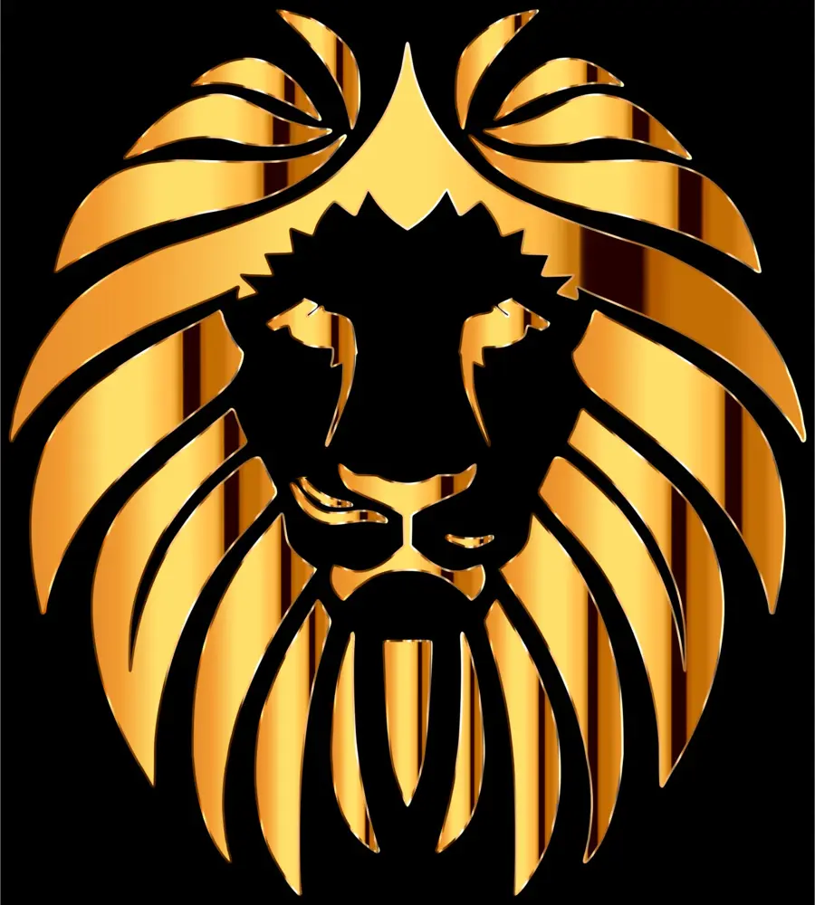 Altın Aslan Logosu，Aslan PNG