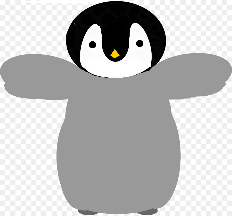 Penguen，Kuş PNG