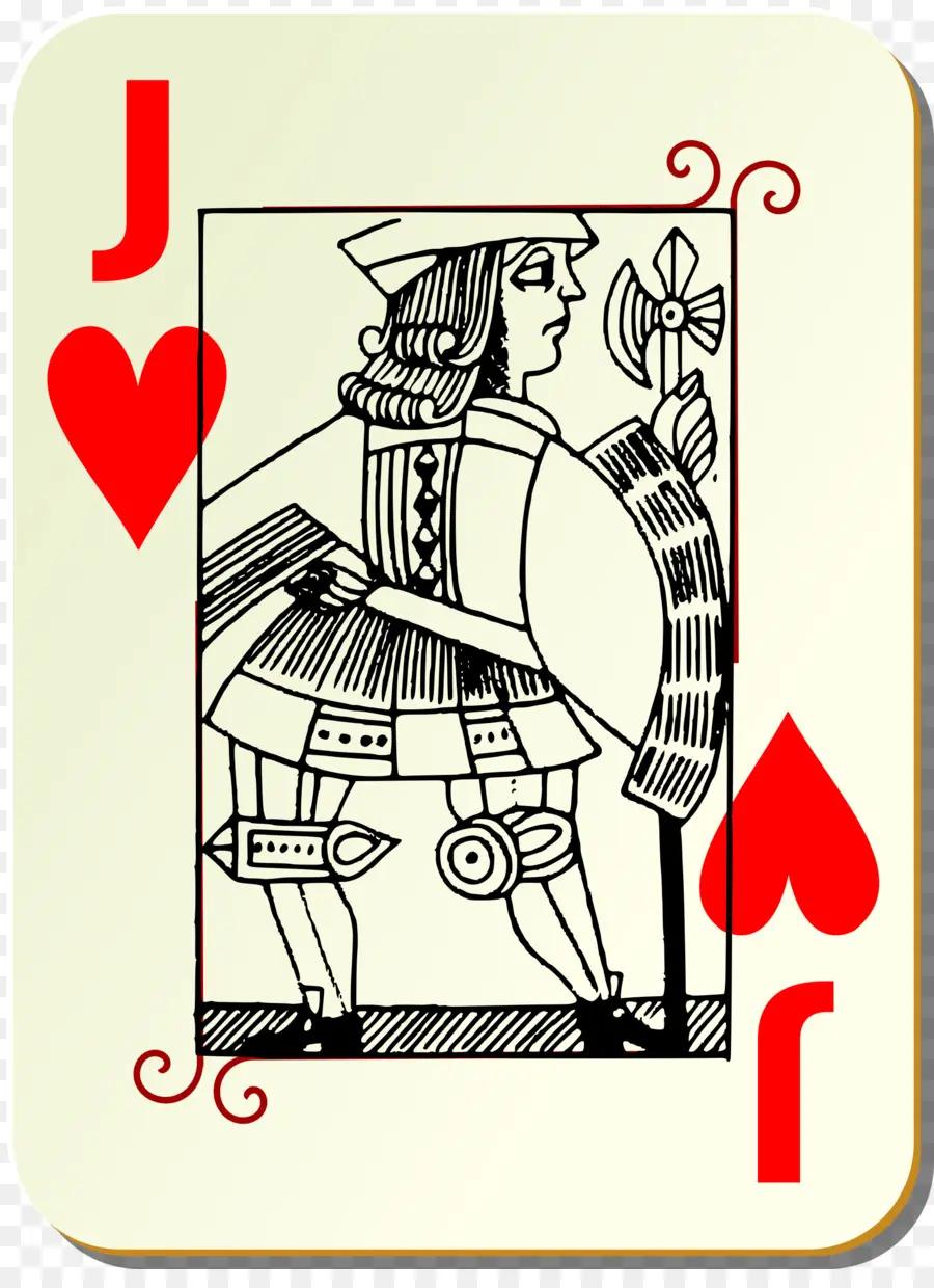 Jack Of Hearts，Oyun Kağıdı PNG