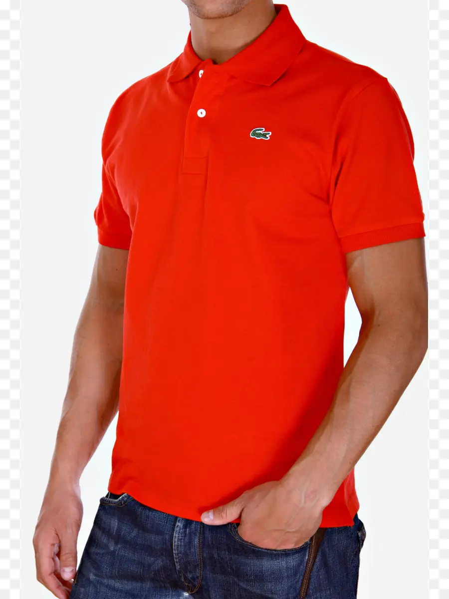 Kırmızı Polo Gömlek，Gündelik PNG