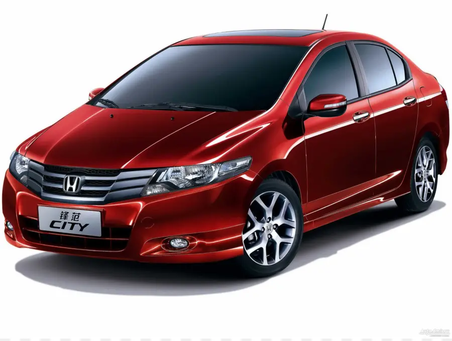 Kırmızı Honda Şehri，Sedan PNG