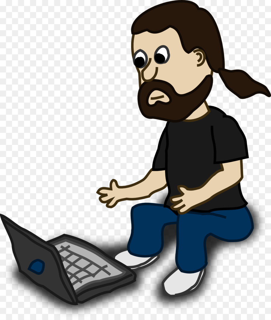 Dizüstü Bilgisayar，Karikatür PNG