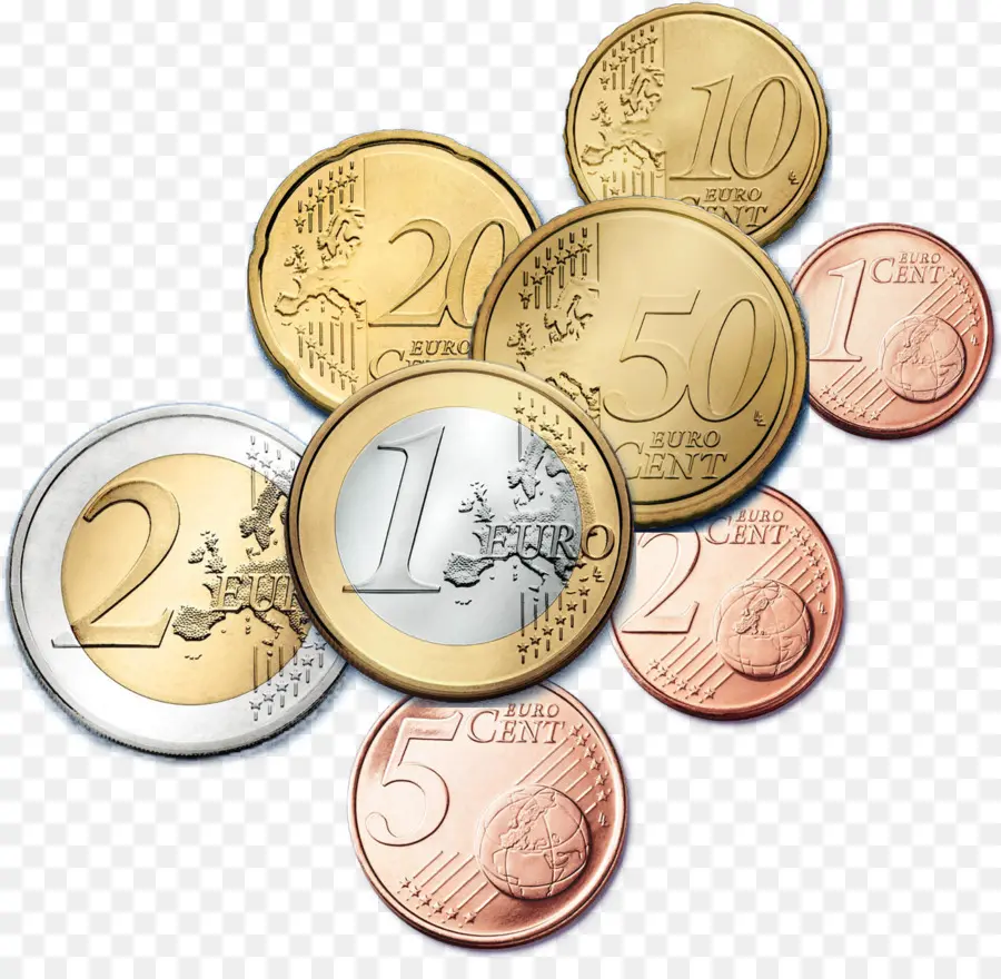 Euro Paraları，Sent PNG