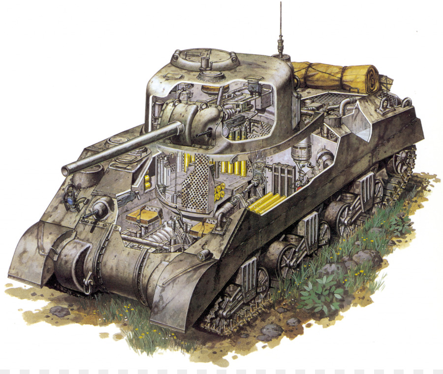 Amerika Birleşik Devletleri，194245 Sherman Orta Sınıf Tank PNG