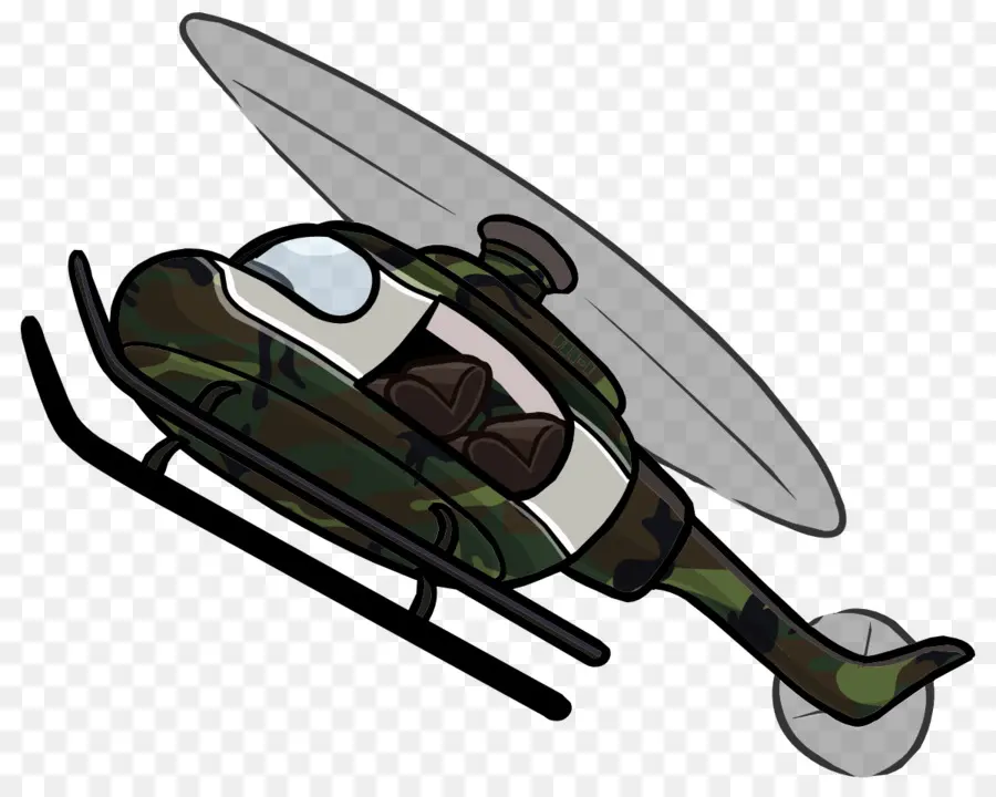 Karikatür Helikopter，Askeri PNG