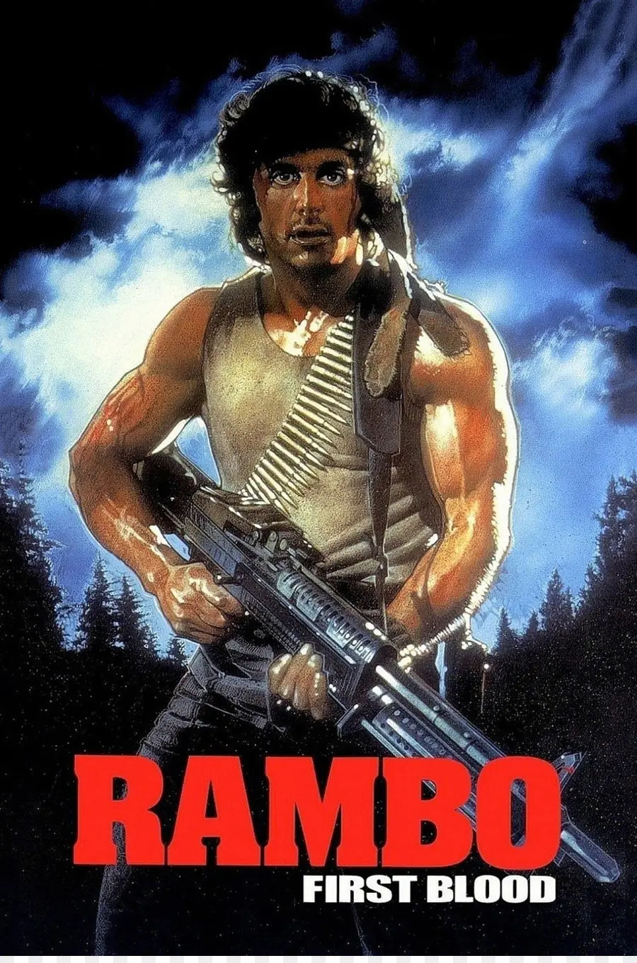 Rambo'nun İlk Kanı，Poster PNG