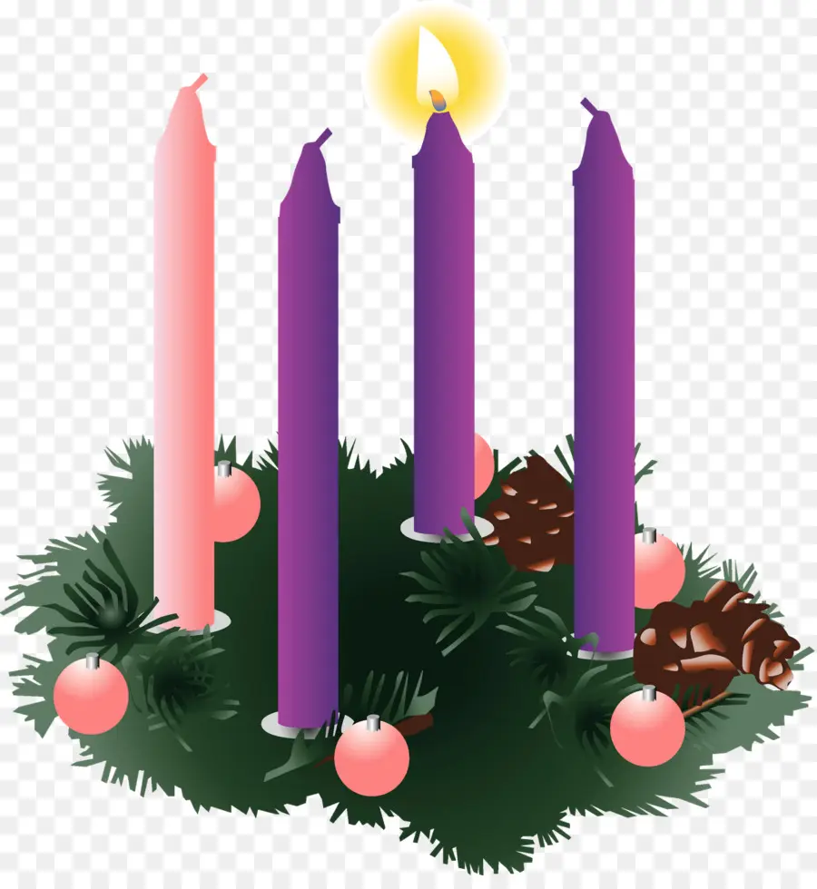 Advent Çelengi，Mumlar PNG