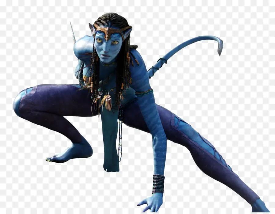 Avatar Karakteri，Mavi PNG