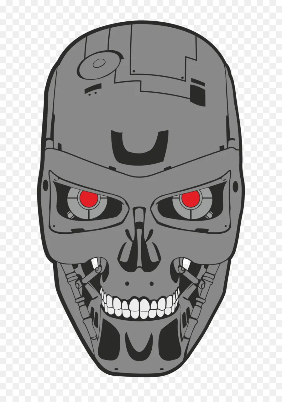 Terminatör Kafatası，Robot PNG