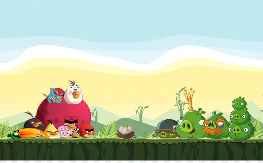 Angry Birds Ve Domuzlar，Kuşlar PNG