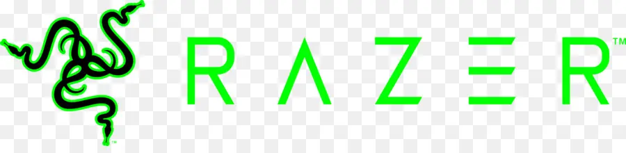 Razer'ın Logosu，Yeşil Metin PNG