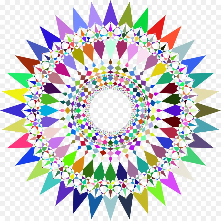 Renkli Mandala，Model PNG