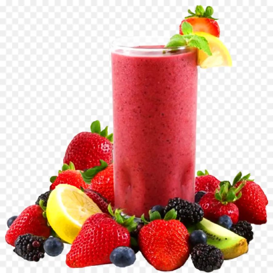 Meyveli Smoothie，Çilek PNG