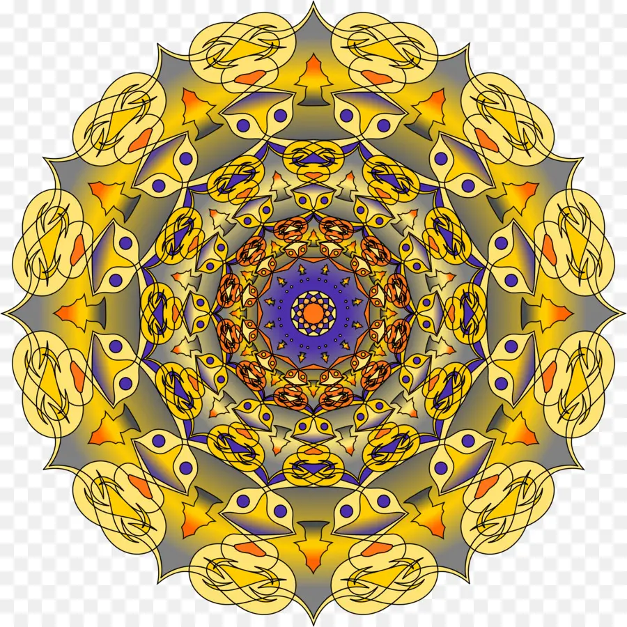 Mandala，Daire PNG